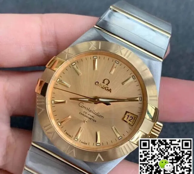 Omega Constellation 123.20.38.21.08.001 VS Factory 1:1 Best Edition Replica Watch Yellow Dial